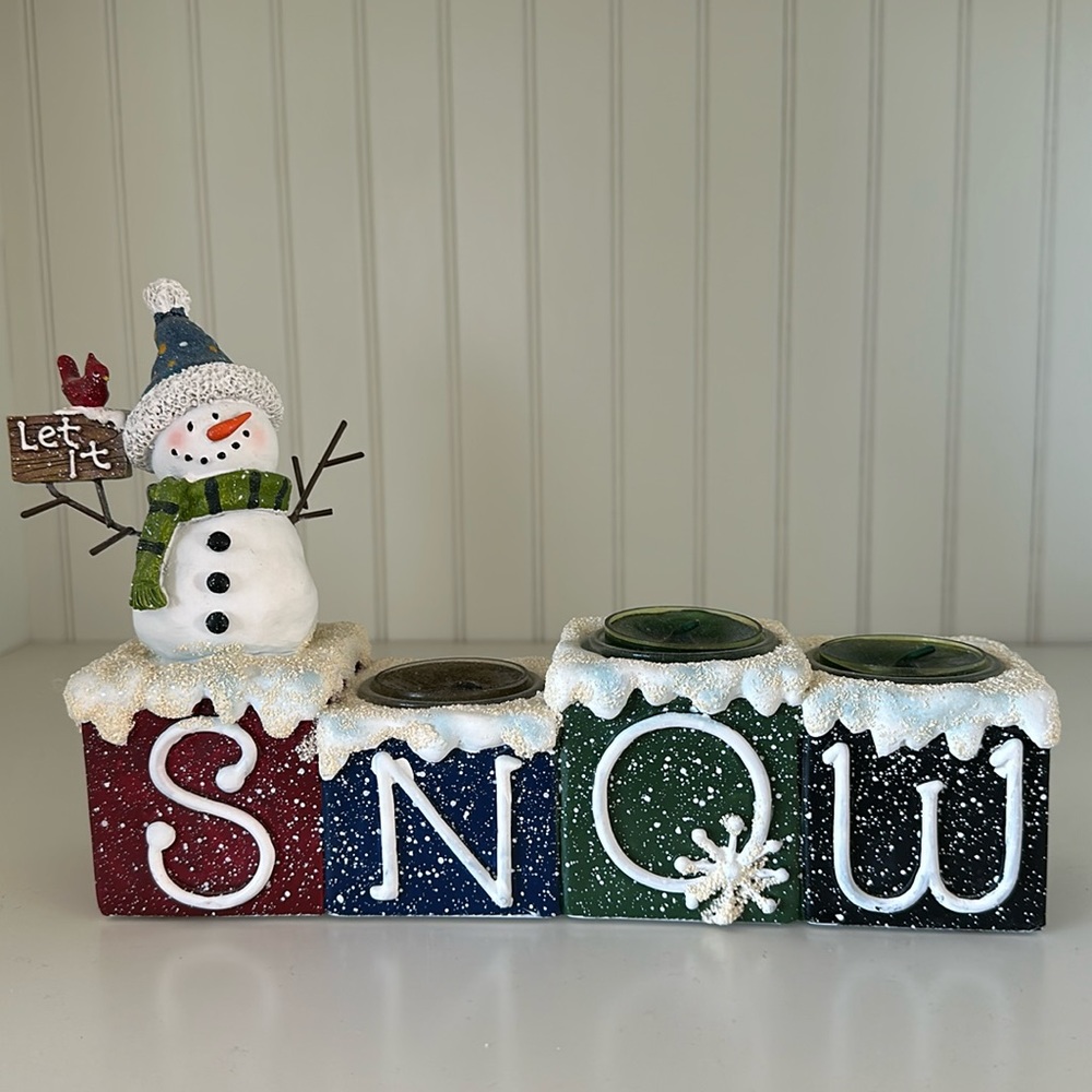 ❄️Yankee Candle “Let It Snow” 3 Candle❄️